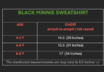 Black Minnie Sweatshirt - Girls